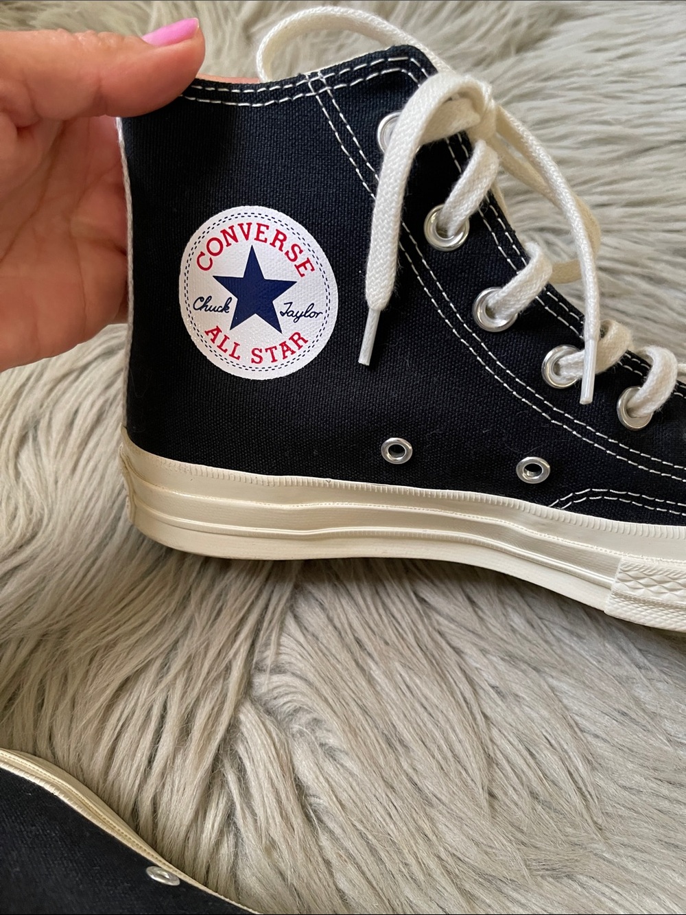 Converse comme des Garcons High-Top Sneakers - Picture 4 of 10